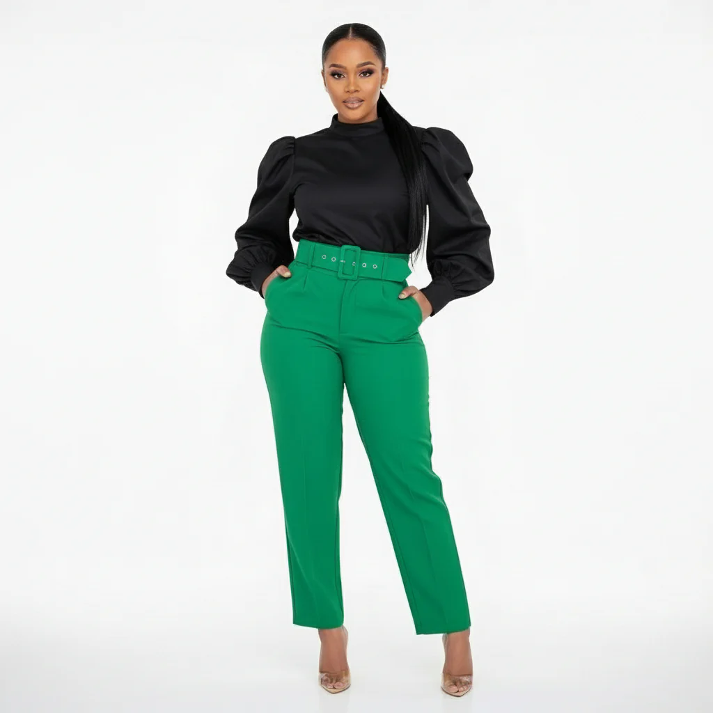 High Waisted skinny formal pants - Image 4