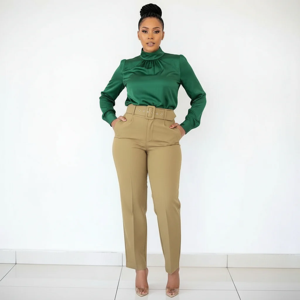 High Waisted skinny formal pants - Image 6