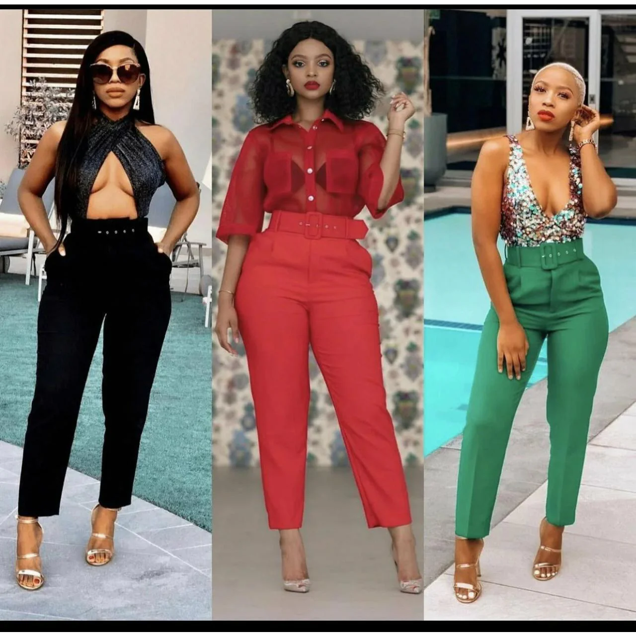 High Waisted skinny formal pants. - Image 11