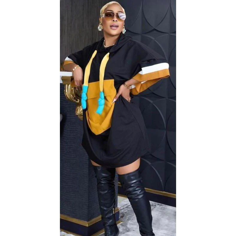 Hooded Oversized Dress - Image 4