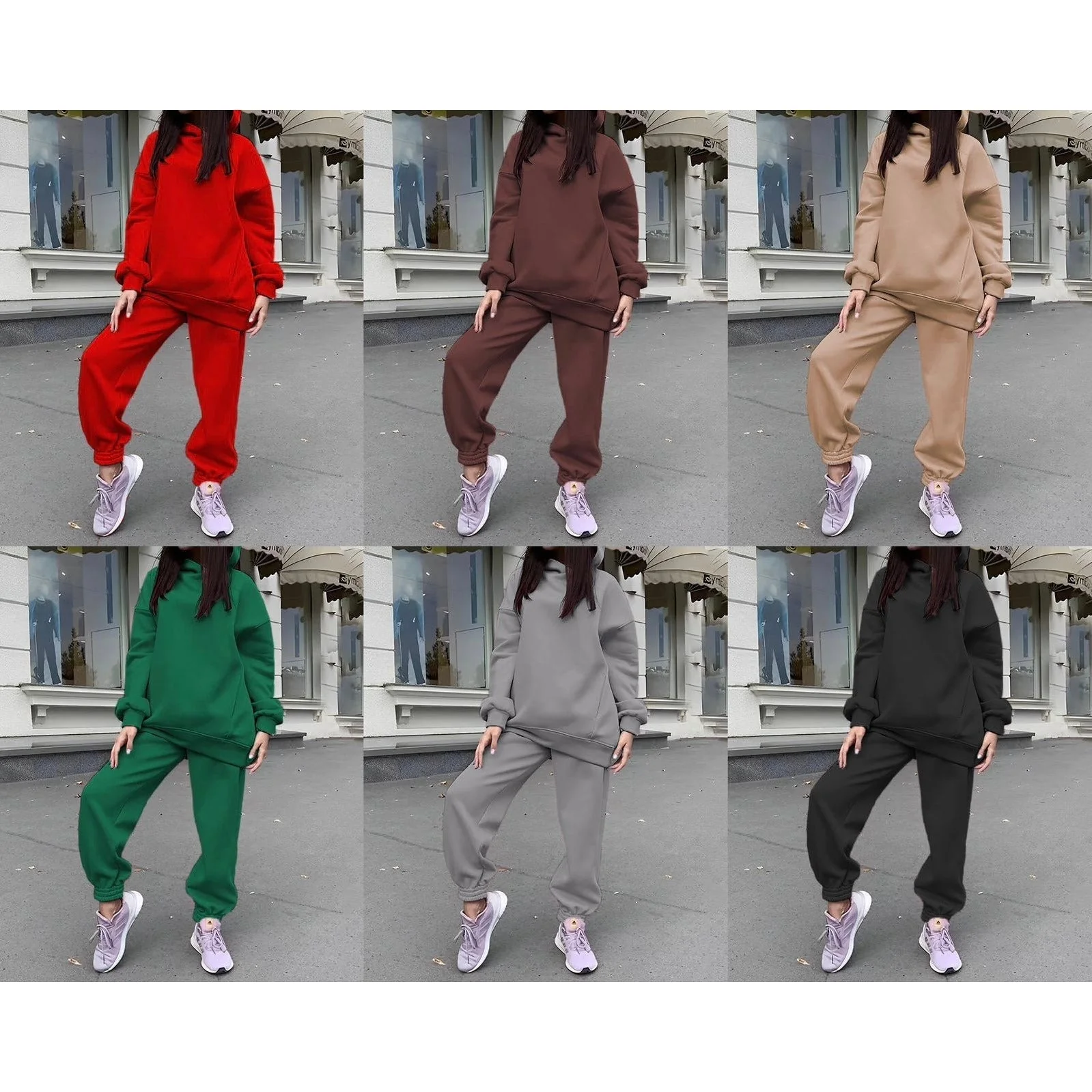 Hooded Winter Tracksuit Set - Image 3