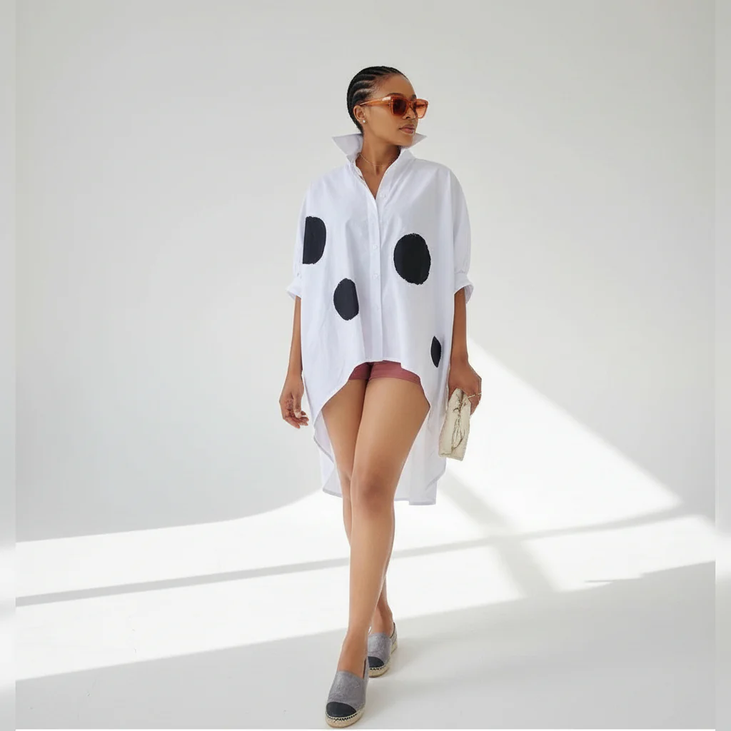 Irregular Shirt Dress