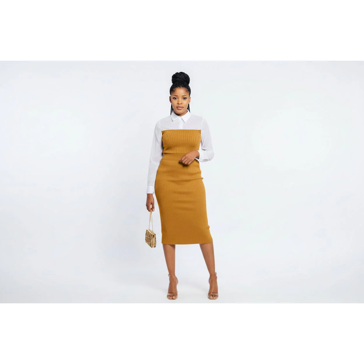 Knit Sweater Tops and Pencil Skirt Suits - Image 4