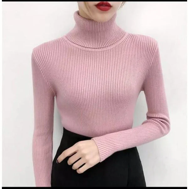Knitted Polo Neck - Image 11