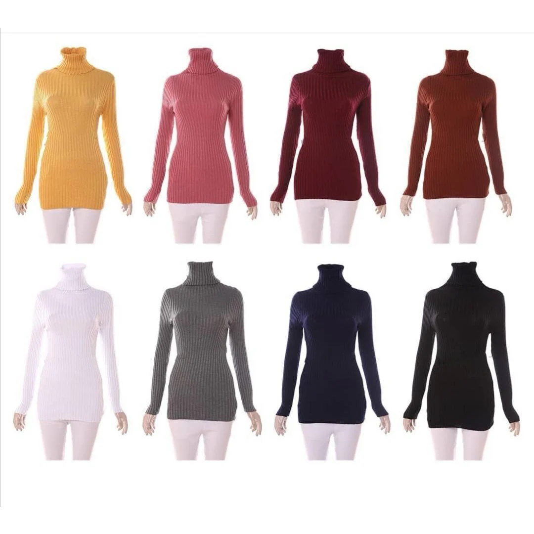 Knitted Polo Neck - Image 13