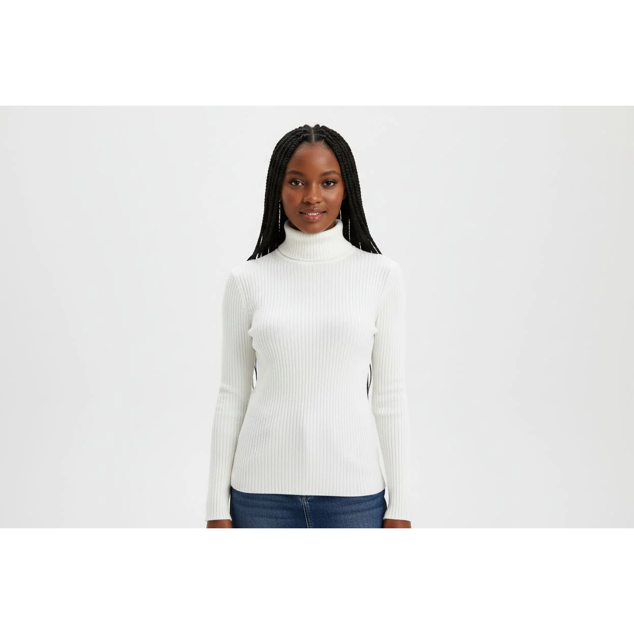 Knitted Polo Neck - Image 3