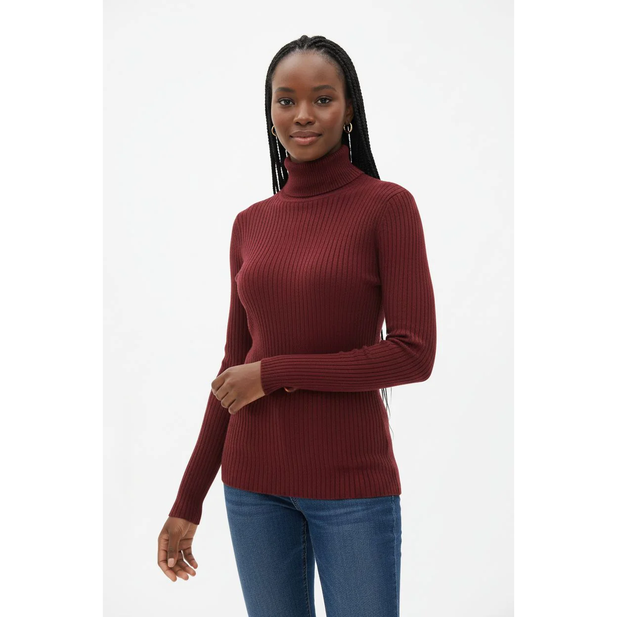 Knitted Polo Neck - Image 5