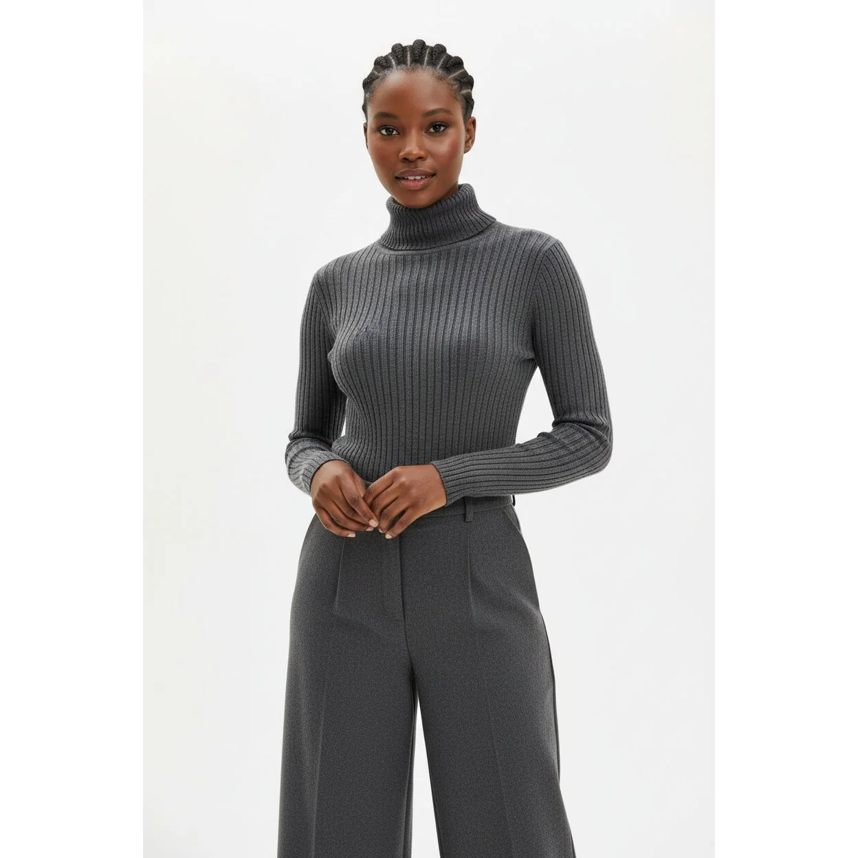 Knitted Polo Neck - Image 6