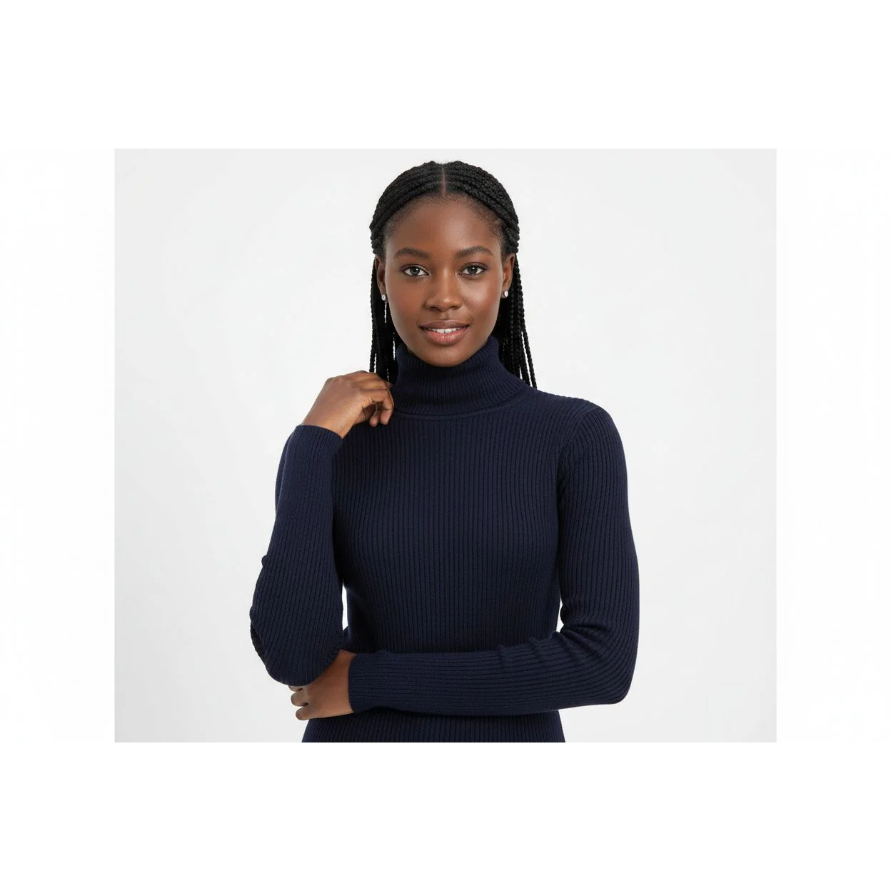 Knitted Polo Neck - Image 7