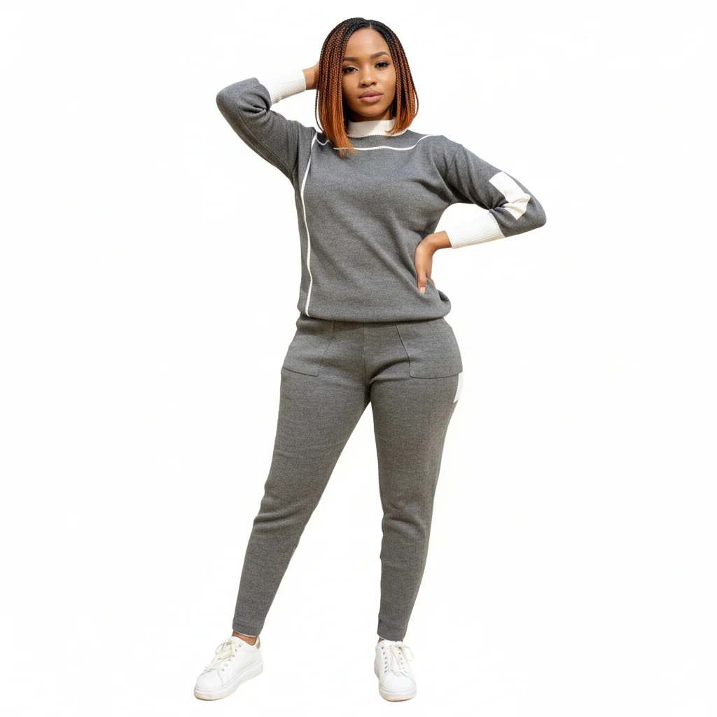 Knitted Tracksuit Set - Image 3