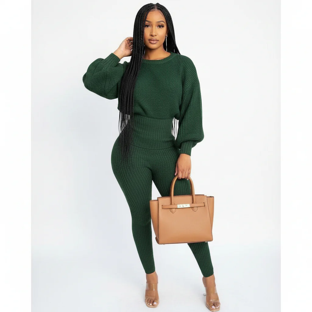 knitted Tracksuit Set - Image 4