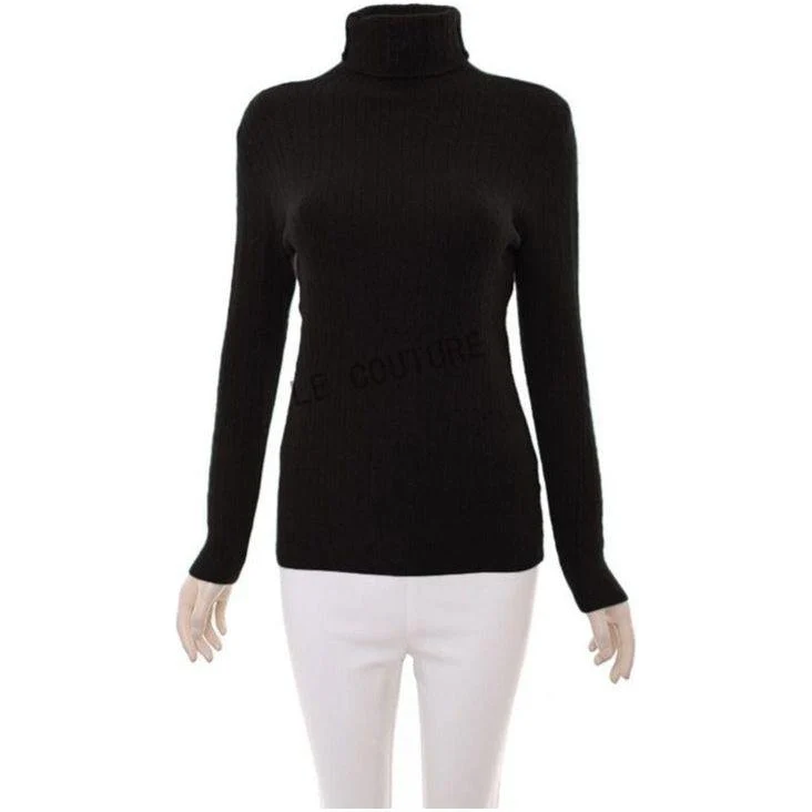 Knitted Turtleneck Top - Image 5