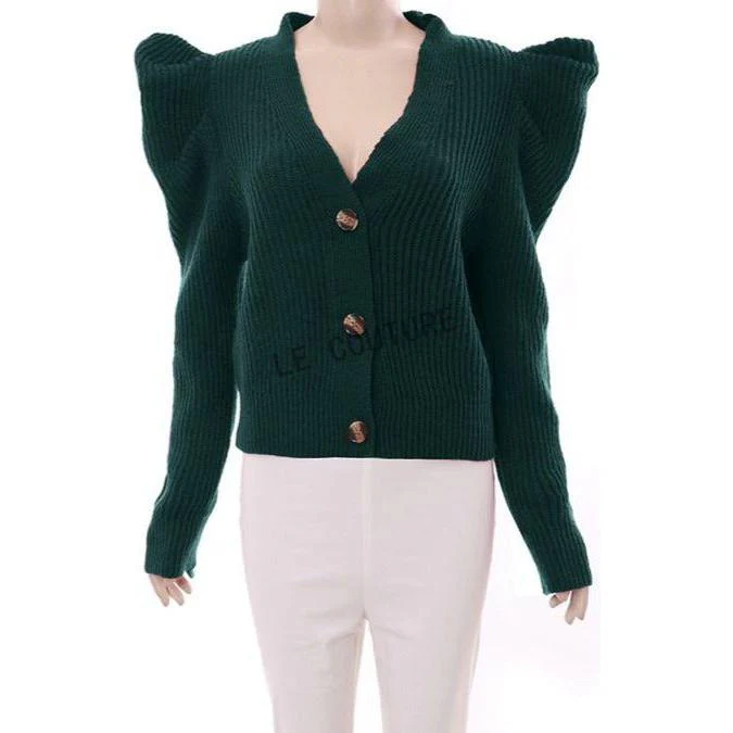 Knitted V-Neck Top - Image 10