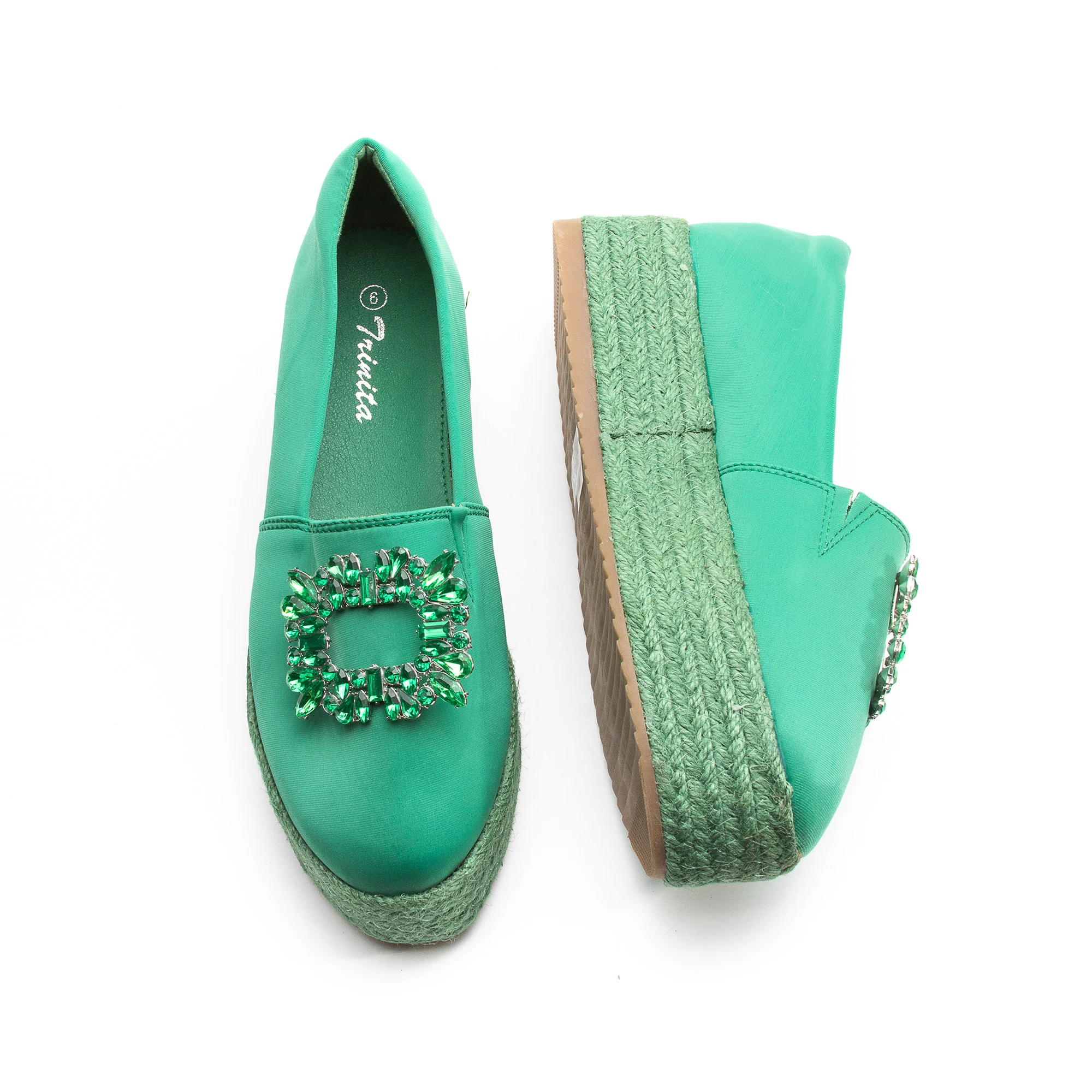 Krystal Rhinestone Decorated Platform Shoes - Image 7