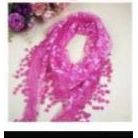 Lace Tassel Floral Triangle Scarf Wedding Headscarf Worship Scarf Shawl - Image 14