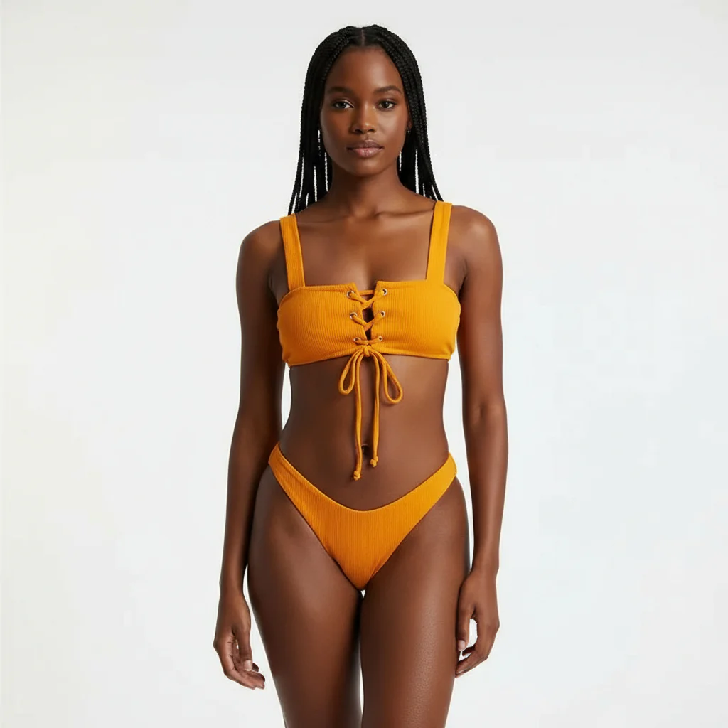 Lace up bikini Set - Image 3