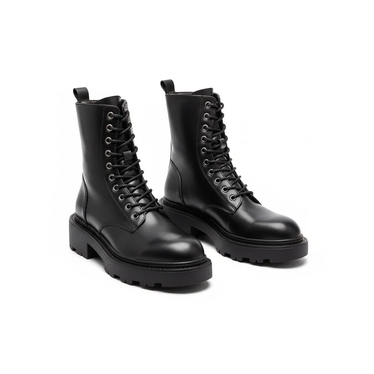Lace up Leather Ankle Boots