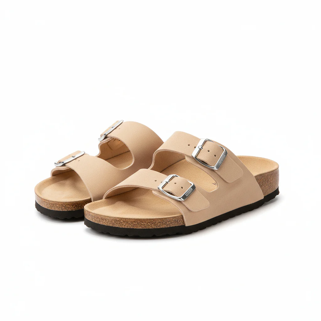 Ladies Double Pointed Buckle Sandal