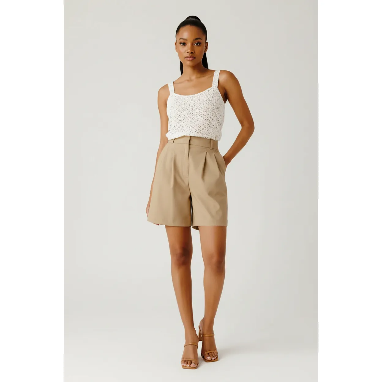 Ladies Formal Wide Leg Shorts - Image 4