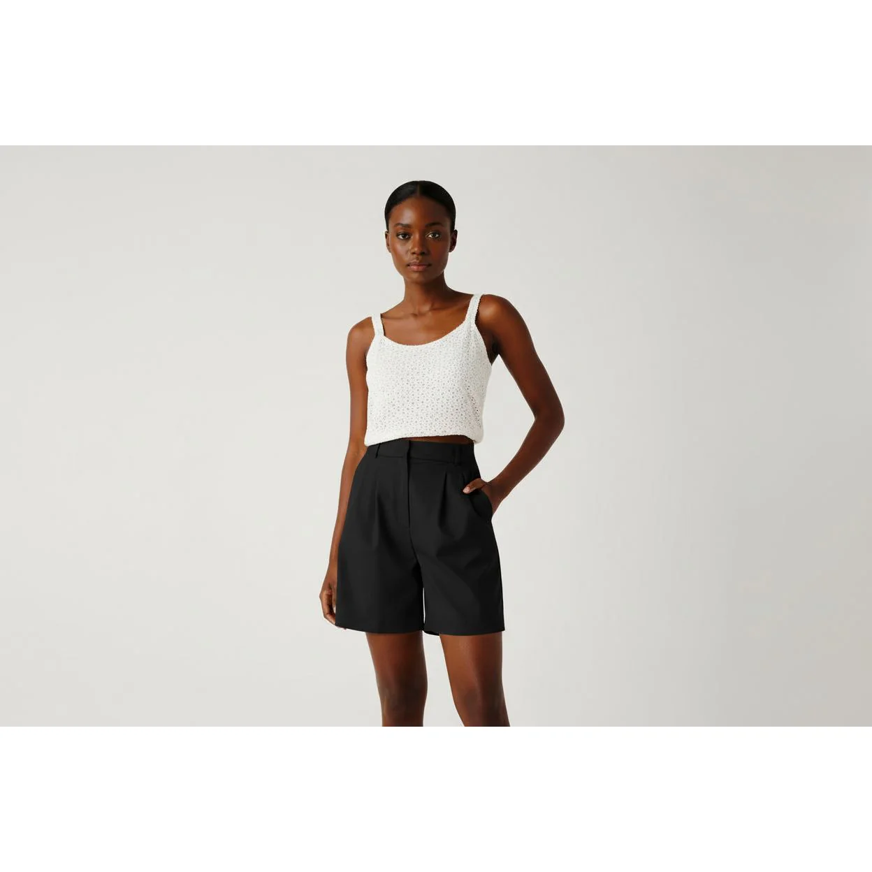 Ladies Formal Wide Leg Shorts - Image 6