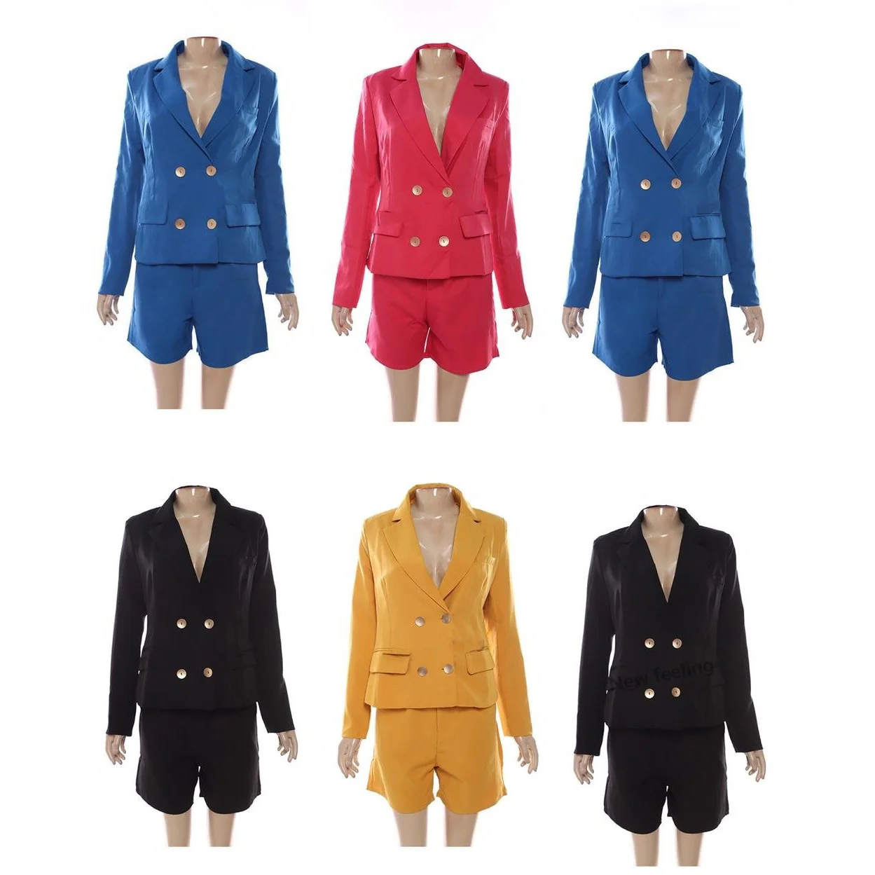 ladies short and blazer set - Image 5