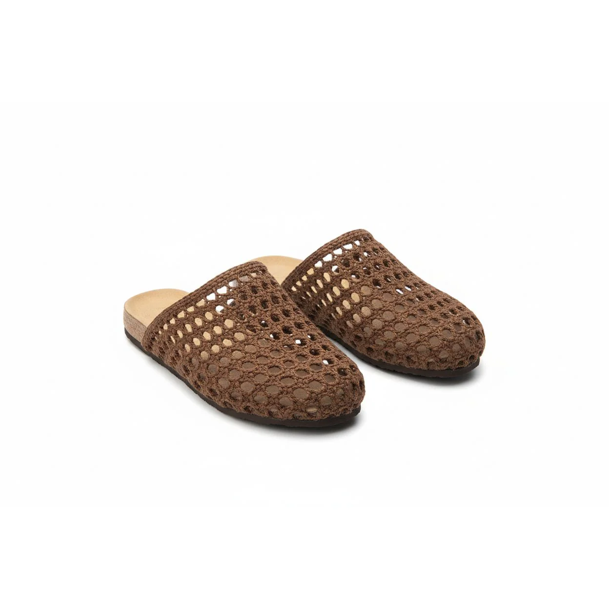 Ladies Woven Mesh Mules - Image 4