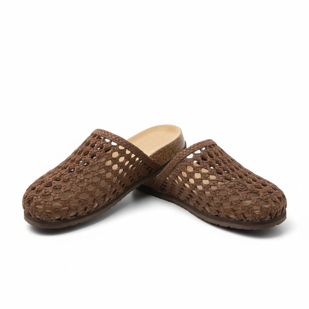 Ladies Woven Mesh Mules - Image 5