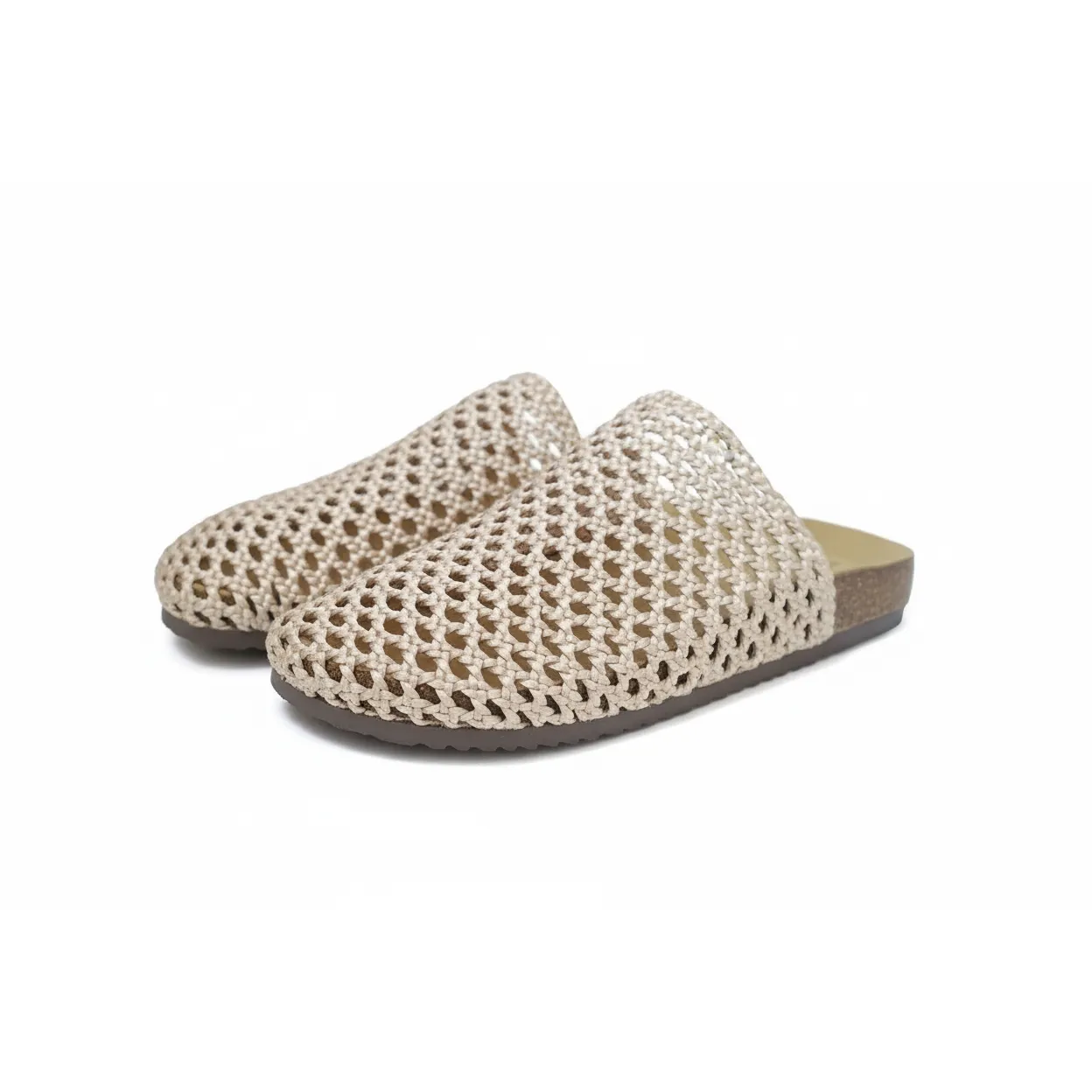 Ladies Woven Mesh Mules - Image 7