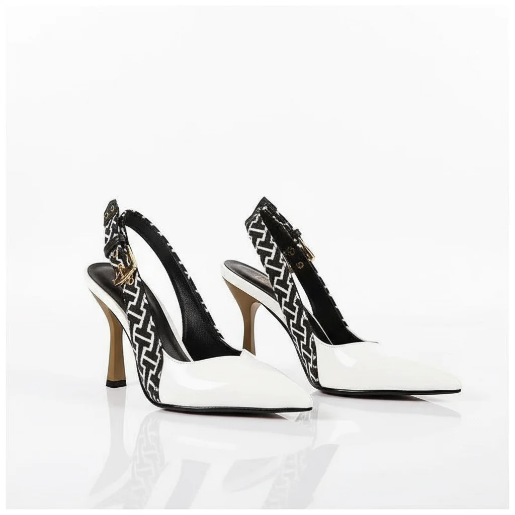 Love Rose Boutique Rutendo Slingback High Heels - Image 2