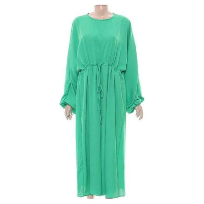 Lantern Sleeve Belted Dress. - Image 2