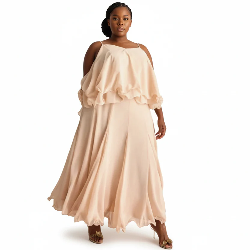 Layered Cami Maxi Dress - Image 5