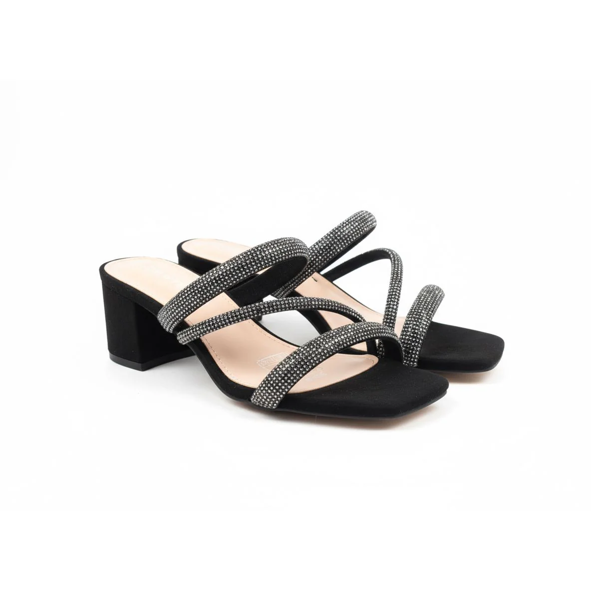 Leather strappy block heel sandals - Image 6