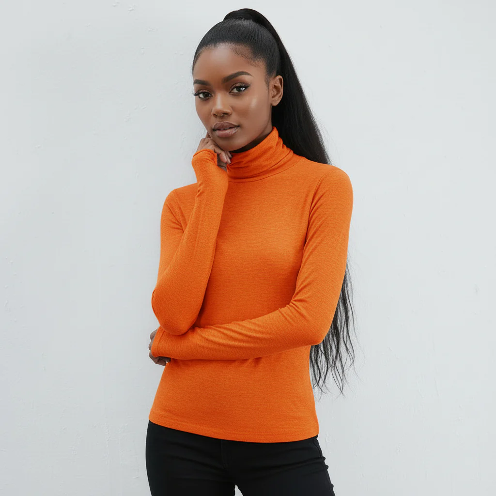 Light Turtleneck  Poloneck - Image 5