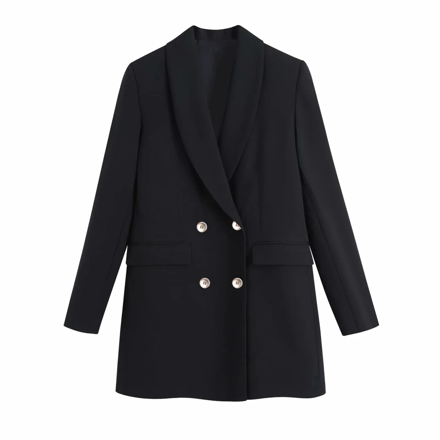 Long Formal Blazer Coat - Image 11