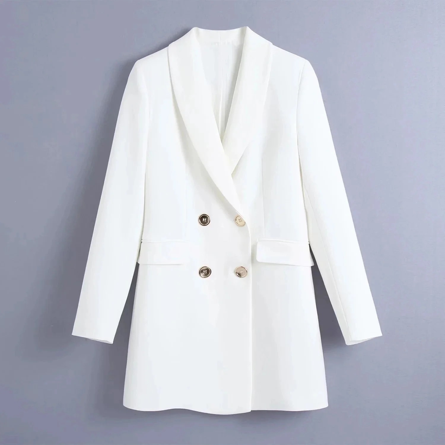 Long Formal Blazer Coat - Image 12