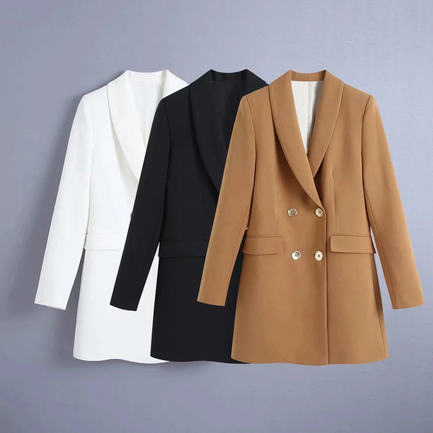 Long Formal Blazer Coat - Image 13