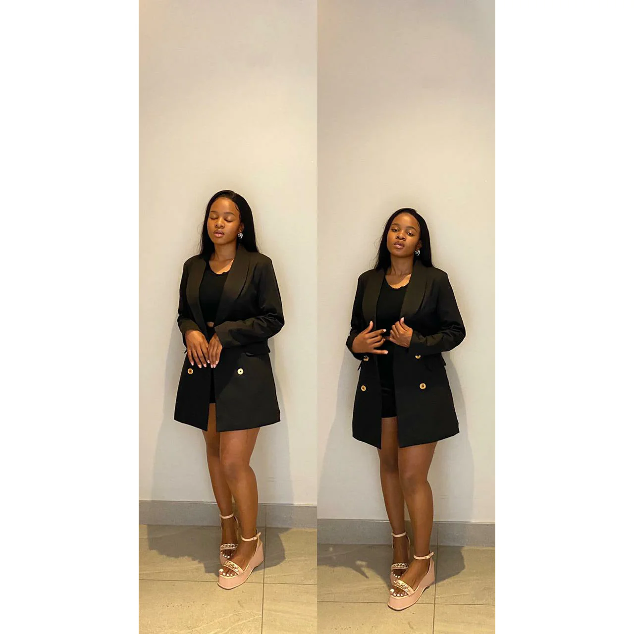 Long Formal Blazer Coat - Image 18