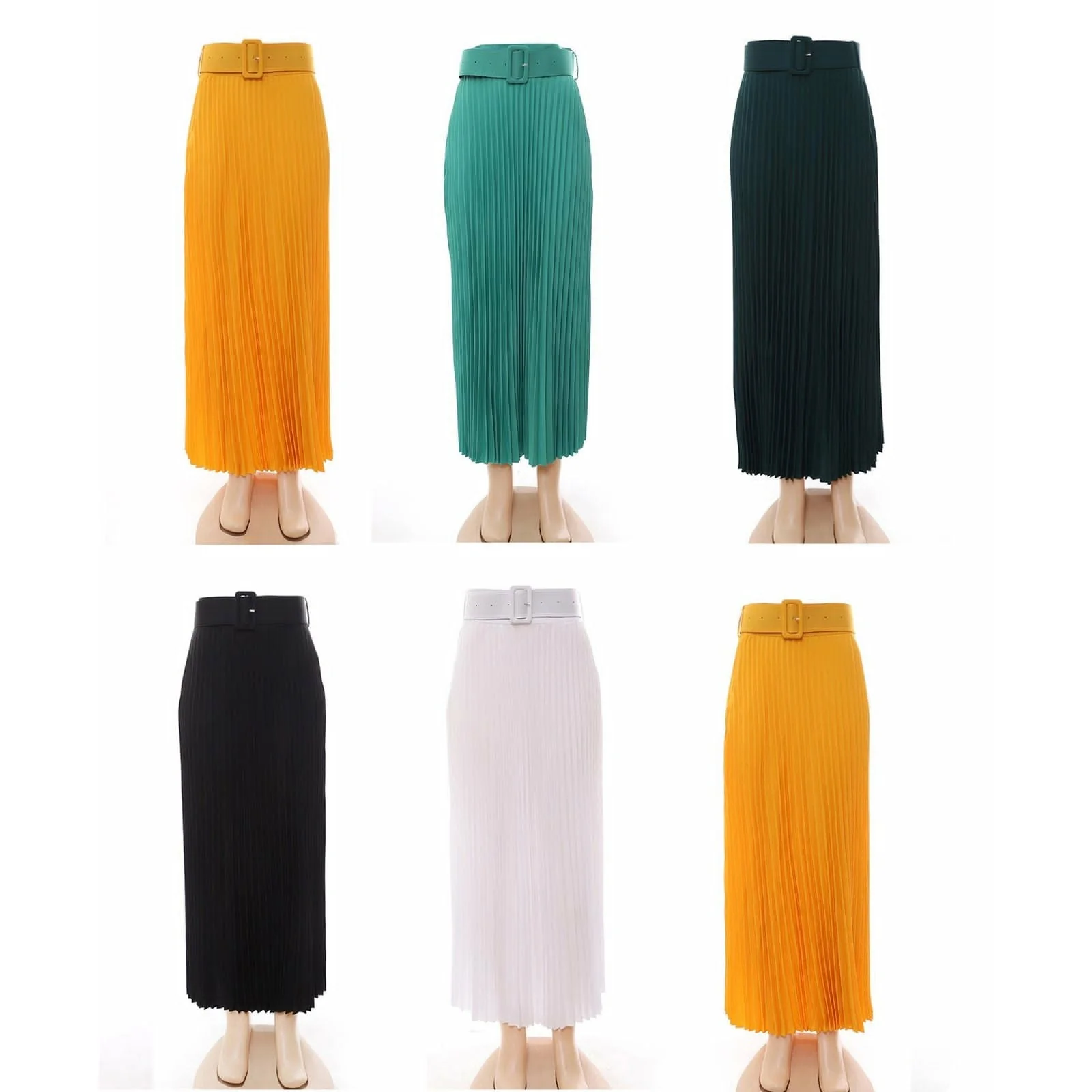 Long Pleated Maxi Skirt - Image 5