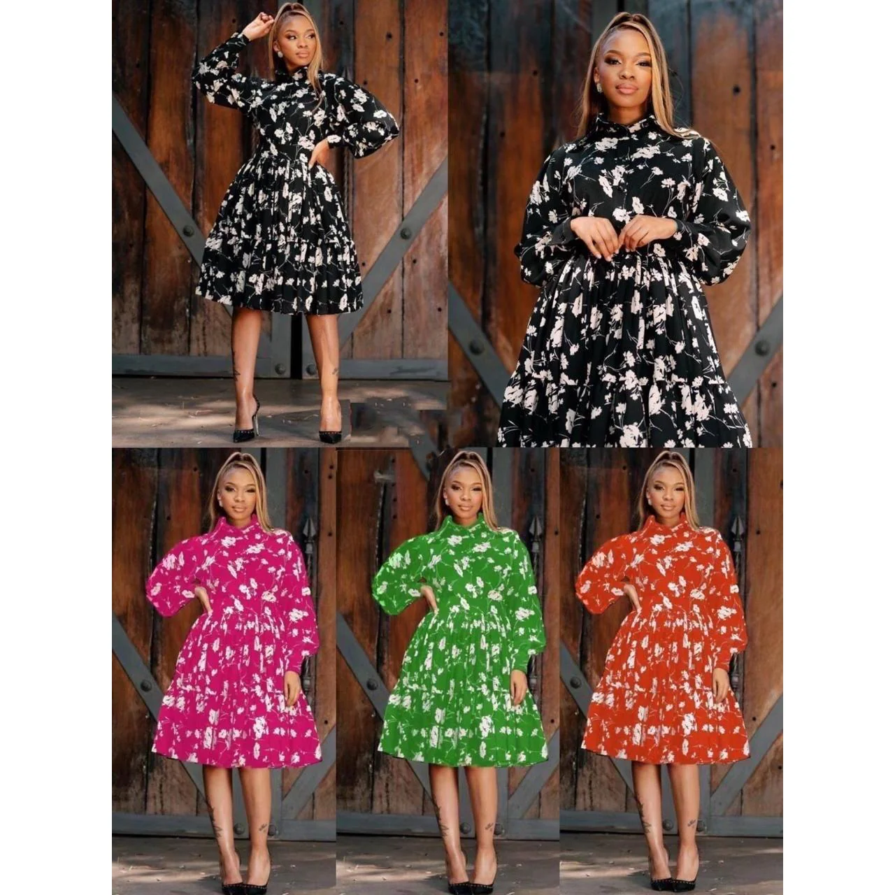 Long Sleeve Floral Two Piece Set - Image 6