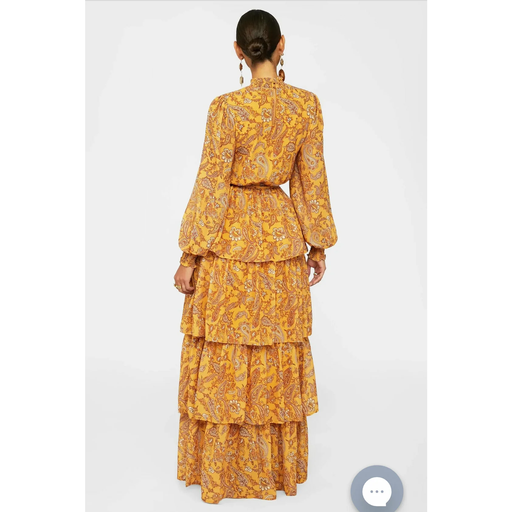 Long Sleeve Floral Maxi Dress - Image 6
