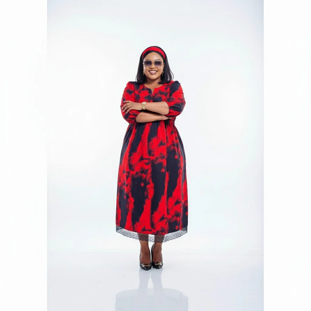 Long Sleeve Floral Maxi Dress - Image 2