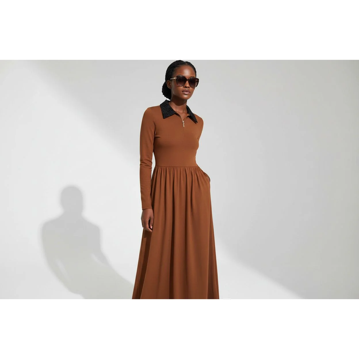 Long Sleeve Maxi Dress - Image 2