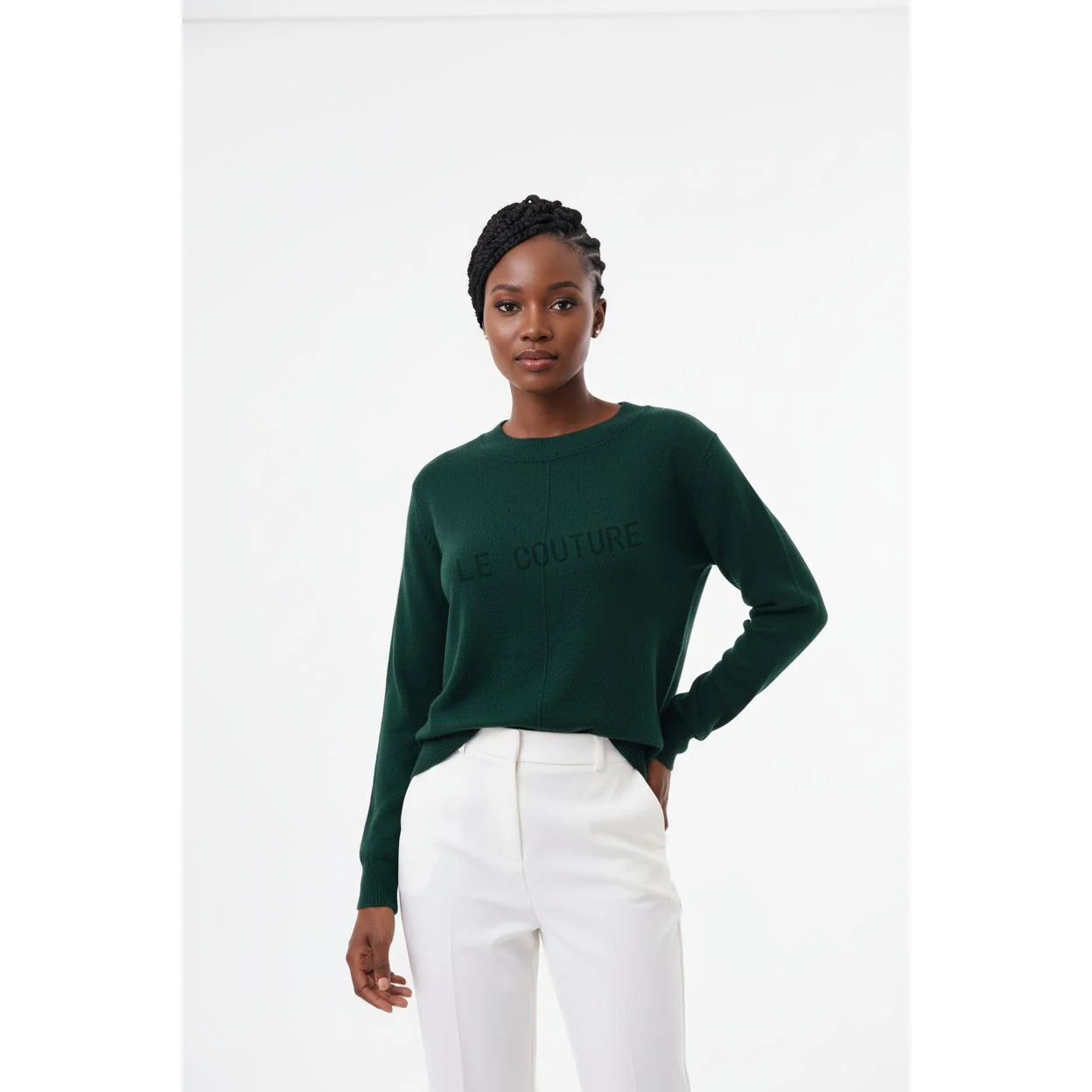 Long Sleeve Round Neck Top - Image 4