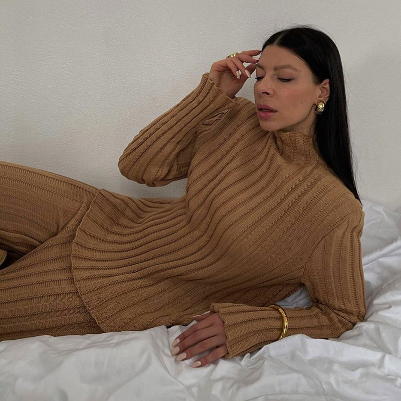 Long sleeve Sweater Kniited Set  - Image 5