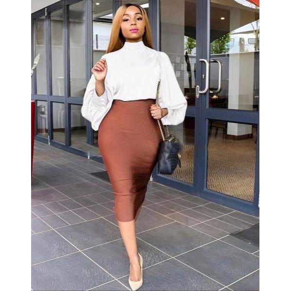 Long Sleeve Turtleneck Top - Image 2