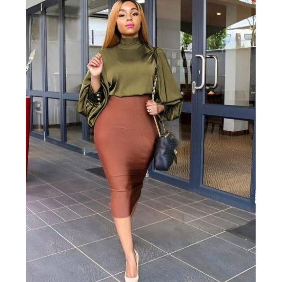 Long Sleeve Turtleneck Top - Image 3