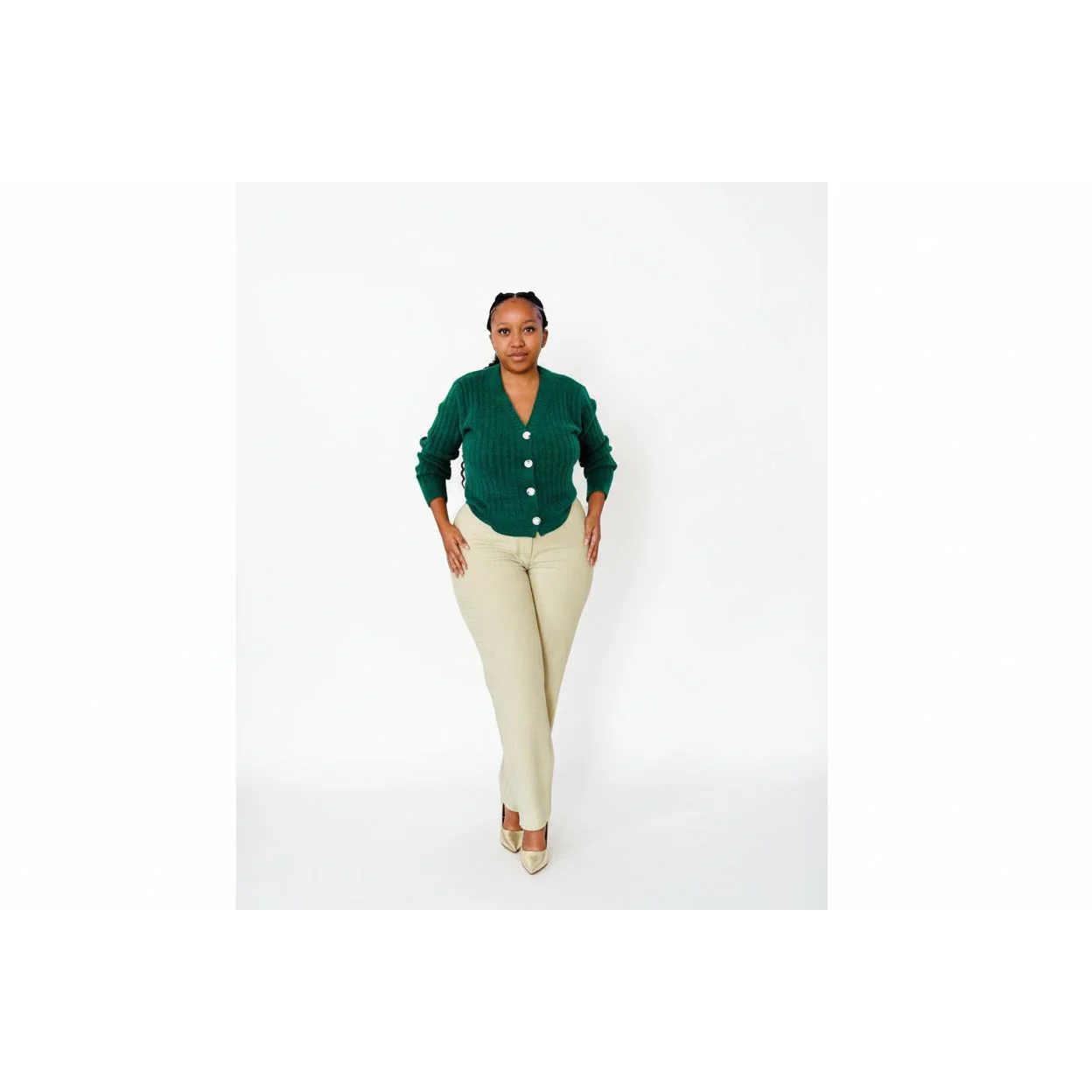 Long Sleeve V-Neck Top