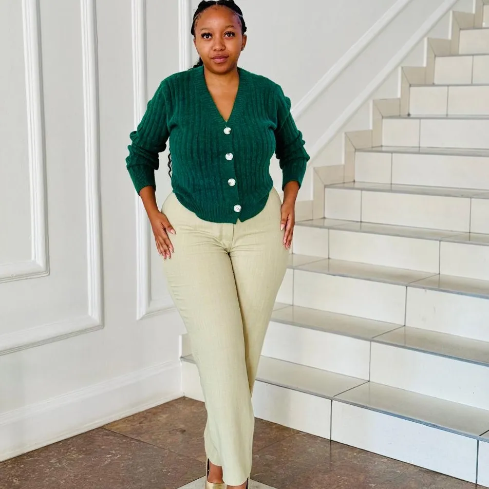 Long Sleeve V-Neck Top - Image 5