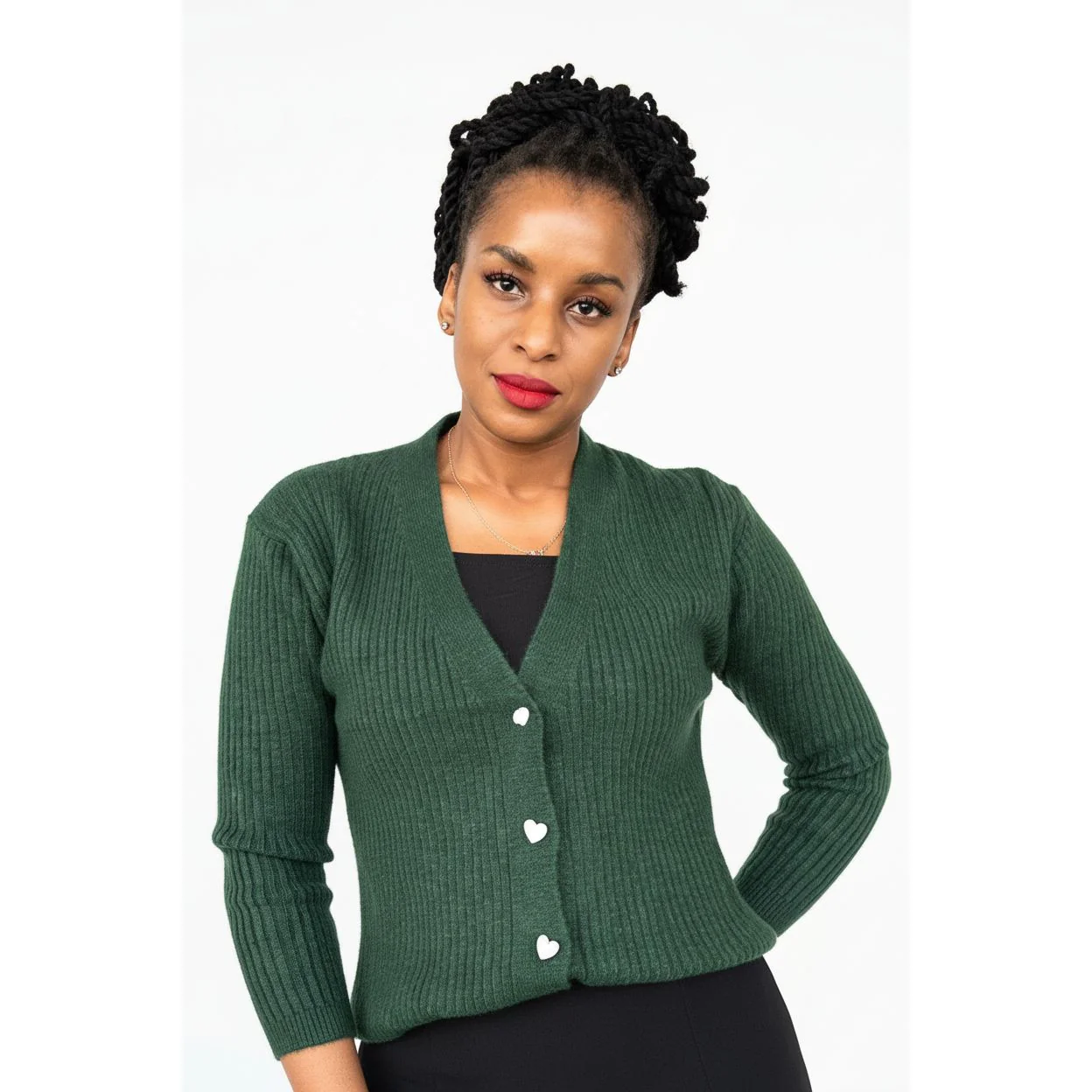 Long Sleeve V-Neck Top
