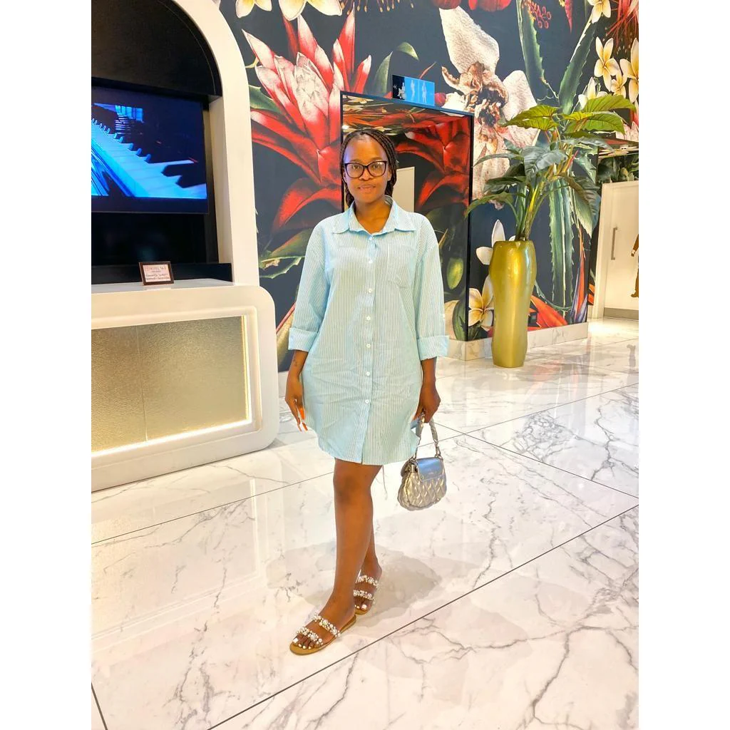Long sleeves Vintage Shirt Dress - Image 4